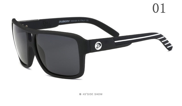 DUBERY 2018 Men's Polarized Dragon Sunglasses Driving Sun Glasses Men Women Sport Fishing Luxury Brand Designer Oculos