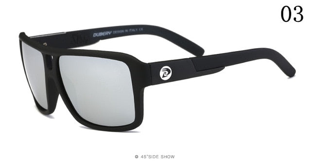 DUBERY 2018 Men's Polarized Dragon Sunglasses Driving Sun Glasses Men Women Sport Fishing Luxury Brand Designer Oculos
