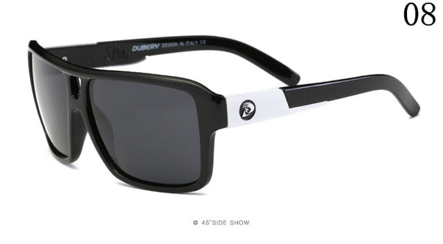 DUBERY 2018 Men's Polarized Dragon Sunglasses Driving Sun Glasses Men Women Sport Fishing Luxury Brand Designer Oculos