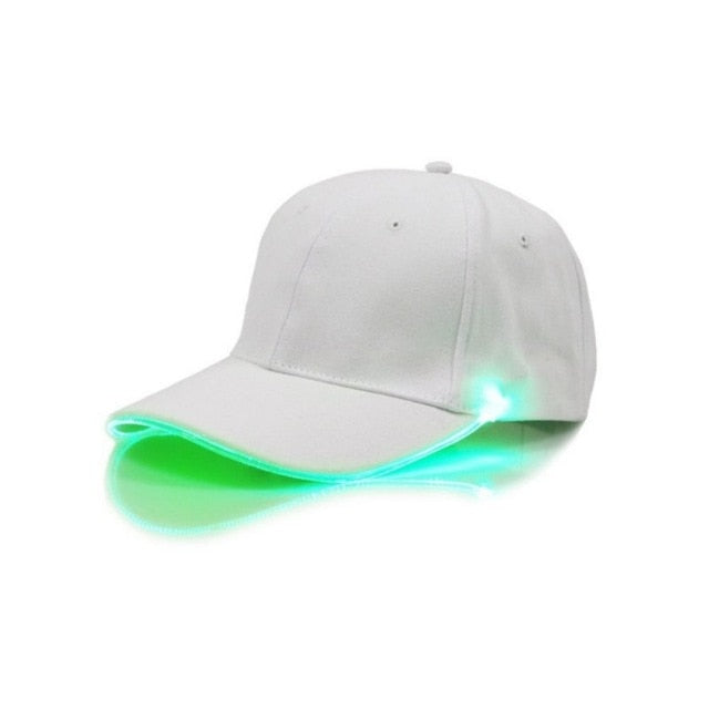 New Design LED Light Up Baseball Caps Glowing Adjustable Hats Perfect for Party Hip-hop Running and More