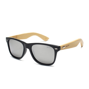 OLEY  Brand Bamboo Leg Polarized Sunglasses men Classic Square goggle Fashion Retro Female sun glasses Customizable logo YZ2140