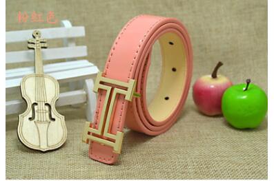 2017 Hing Quality PU Child Belt Fashion Leisure Designer Children's Belt Of Boys And Girls Cowboy Belts Candy Colors Size 80CM