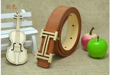 2017 Hing Quality PU Child Belt Fashion Leisure Designer Children's Belt Of Boys And Girls Cowboy Belts Candy Colors Size 80CM