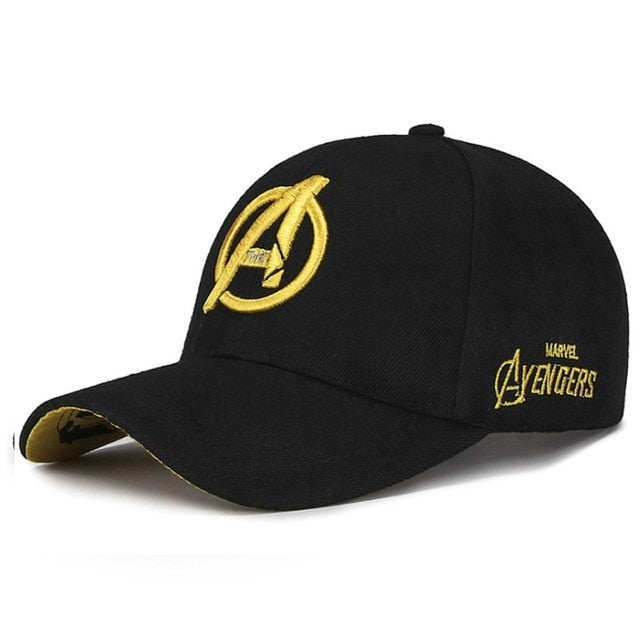Yo-Young Unisex Marvel Avengers LOGO Embroidery Casual Outdoor Baseball Caps For Men Snapback Caps For Adult Sun Hat
