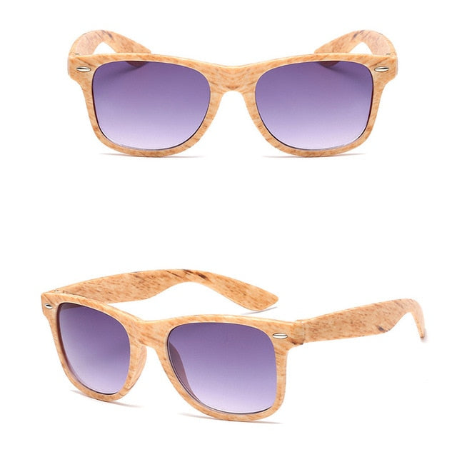 RBRARE 2019 Luxury Sunglasses Women Imitation Wood Glasses Bamboo Grain Classic Vintage Outdoor Travel Oculos De Sol Feminino