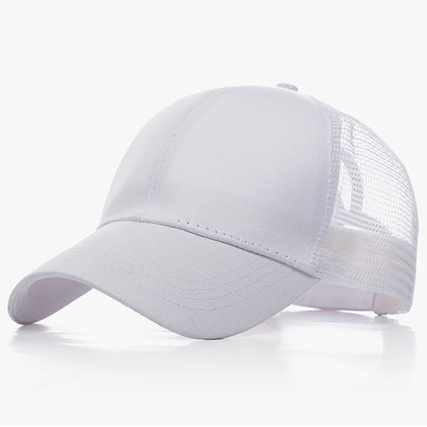 Ponytail Baseball Cap Women Messy Bun Snapback hat Casual Sport  Hat Female Adjustable Hip Hop Hats Fashion 2019 new