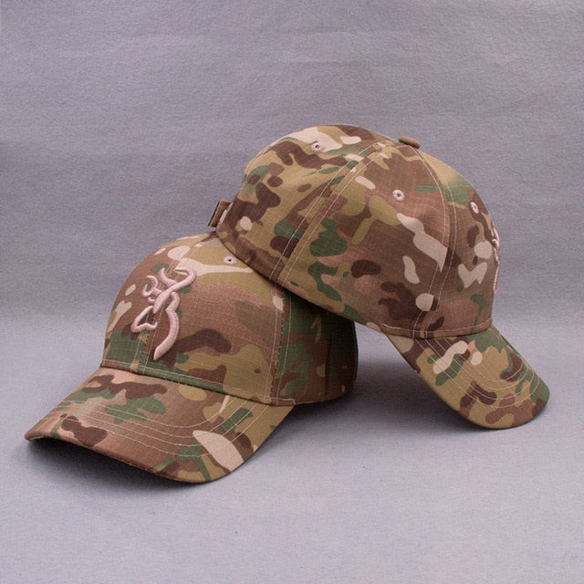 Outdoor Browning Cap Camo Baseball Cap Fishing Men Jungle Hunting Camouflage Caps Hat Airsoft Tactical Hiking Casquette Hats