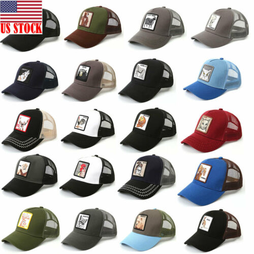 2019  New  Bros Baseball Cap Men  Women  Animal Farm Trucker Eye Of The Tiger Cas Hat Woodpecker Lion