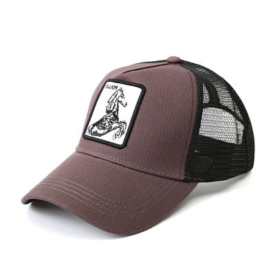 2019  New  Bros Baseball Cap Men  Women  Animal Farm Trucker Eye Of The Tiger Cas Hat Woodpecker Lion