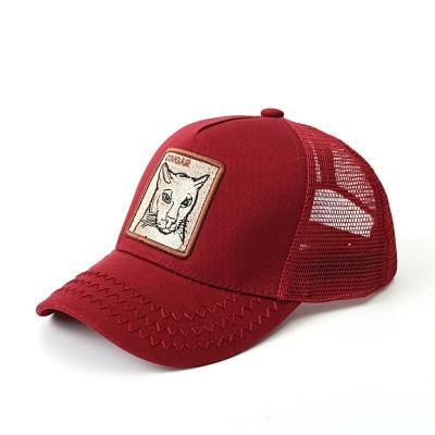 2019  New  Bros Baseball Cap Men  Women  Animal Farm Trucker Eye Of The Tiger Cas Hat Woodpecker Lion