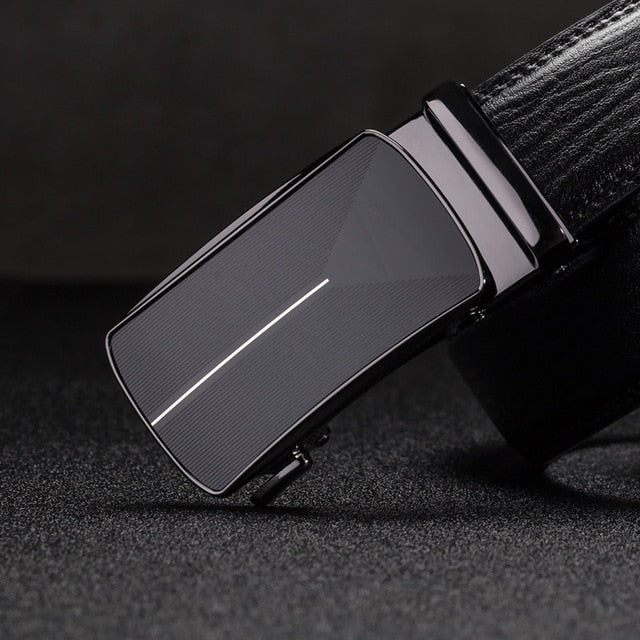 designer belts men High Quality Automatic Buckle genuine leather belts for men male Black Men's Belts fashion luxury strap