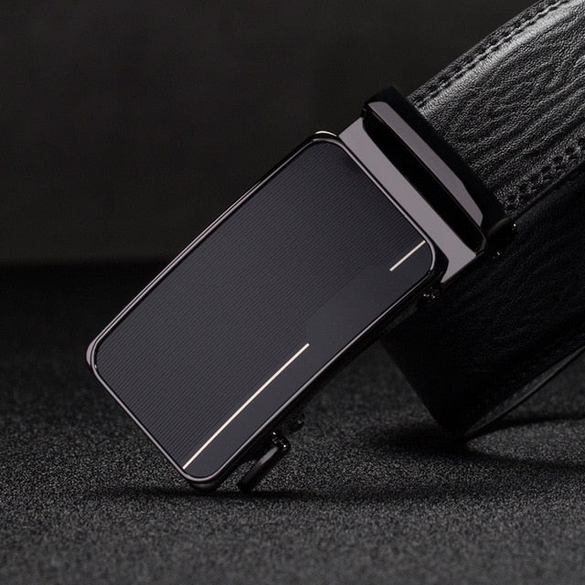 designer belts men High Quality Automatic Buckle genuine leather belts for men male Black Men's Belts fashion luxury strap