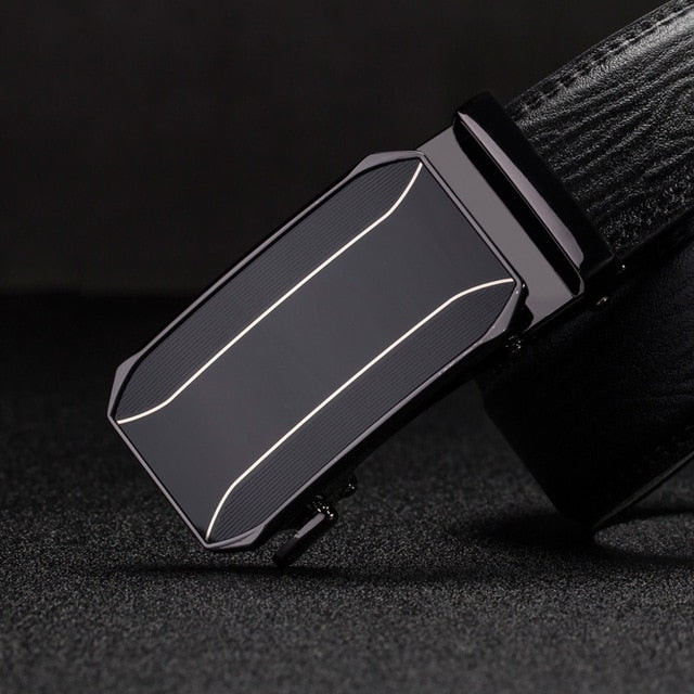 designer belts men High Quality Automatic Buckle genuine leather belts for men male Black Men's Belts fashion luxury strap
