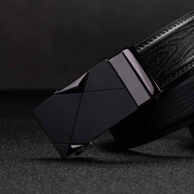 designer belts men High Quality Automatic Buckle genuine leather belts for men male Black Men's Belts fashion luxury strap