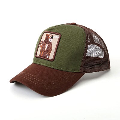 Baseball Cap Men Fashion Hip Hop Cap Women Classic Baseball Cap Dad Hat Embroidery Animal Summer Breathable Mesh Adjustable Size