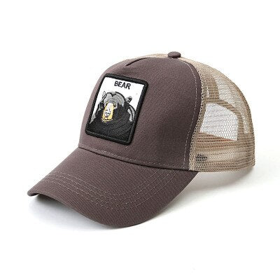 Baseball Cap Men Fashion Hip Hop Cap Women Classic Baseball Cap Dad Hat Embroidery Animal Summer Breathable Mesh Adjustable Size