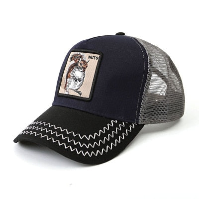 Baseball Cap Men Fashion Hip Hop Cap Women Classic Baseball Cap Dad Hat Embroidery Animal Summer Breathable Mesh Adjustable Size